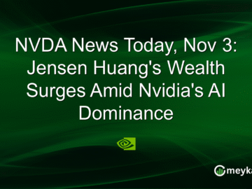 NVDA News Today, Nov 3: Jensen Huang's Wealth Surges Amid Nvidia's AI Dominance