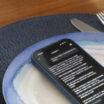 AniPhone displays a user asking ChatGPT to create a meal plan.