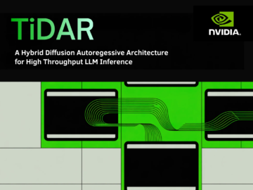 NVIDIA AI Introduces TiDAR: A Hybrid Diffusion Autoregressive Architecture For High Throughput LLM Inference