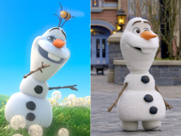 NVIDIA AI Olaf Robot Hong Kong Disneyland