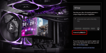 Thermaltake's AI Forge feature