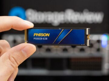 올해 6월 공개된 파이슨의 E28 SSD 컨트롤러. 파이슨