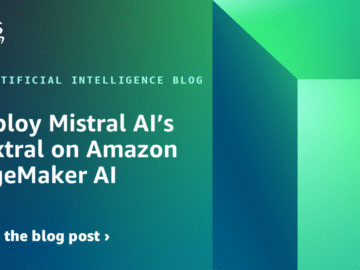 Deploy Mistral AI’s Voxtral on Amazon SageMaker AI