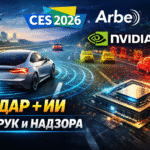 CES 2026: автономное вождение — радар и ИИ от Arbe Robotics и NVIDIA.