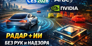 CES 2026: автономное вождение — радар и ИИ от Arbe Robotics и NVIDIA.