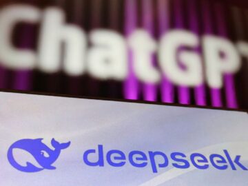 SUQIAN, CHINA - JANUARY 27, 2025 - An illustration photo shows the logo of DeepSeek and ChatGPT in Suqian, Jiangsu province, China, January 27, 2025. (Photo credit should read CFOTO/Future Publishing via Getty Images)