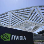 The Nvidia office building is shown in Santa Clara, Calif., Wednesday, May 31, 2023. Computer chip maker Nvidia has turned the artificial intelligence craze into a springboard that has catapulted the company into the constellation of Big Tech’s brightest stars. The company reports earnings on Wednesday. (AP Photo/Jeff Chiu)
