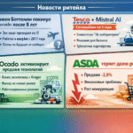 Инфографика Ocado и Tesco пересматривают AI-стратегии в ритейле