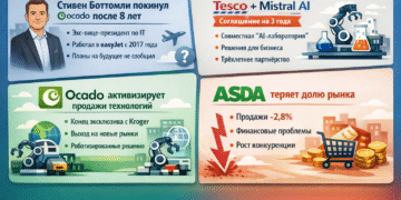Инфографика Ocado и Tesco пересматривают AI-стратегии в ритейле