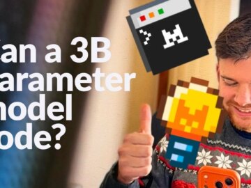 Close view of HTML, CSS, and JavaScript files generated by the 24B model for cleaner structure.